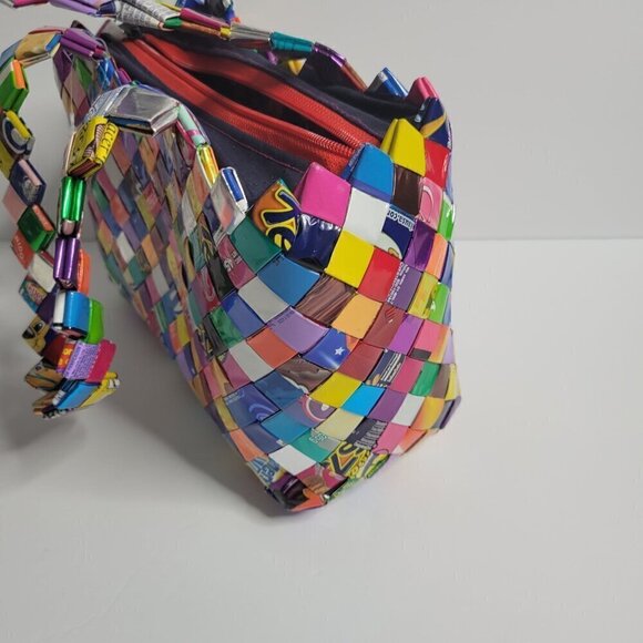 One of a kind Candy Wrapper Statement Bag O/S - Picture 10 of 16